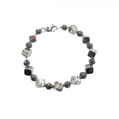 Chrome Hearts Cross Beaded Dice Bracelet