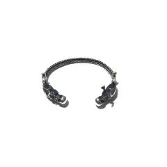 Chrome Hearts Two-Headed Skull Bracelet