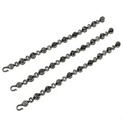 Chrome Hearts Six Elements Flower Bead Bracelet