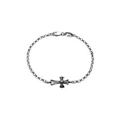 Chrome Hearts Cross Pearl Bracelet