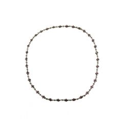 Chrome Hearts Full Red Diamond Cross Chain