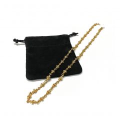 Chrome Hearts Gold-Plated Cross Necklace