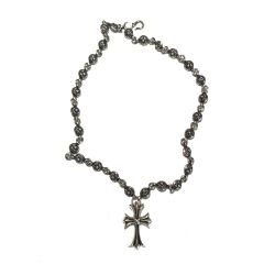 Chrome Hearts Cross Bead Cross Chain