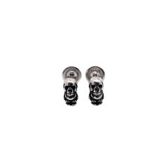 Chrome Hearts Skeleton Soldier Earrings