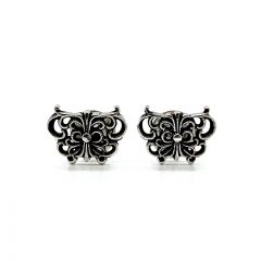 Chrome Hearts Butterfly Flower Earrings