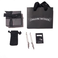Chrome Hearts Tassel Bullet Earrings