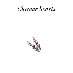 Chrome Hearts Bullet Earrings