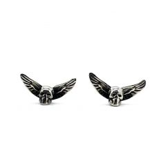 Chrome Hearts Angel Skull Earrings