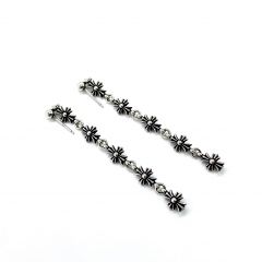 Chrome Hearts Five-Section Cross Earrings