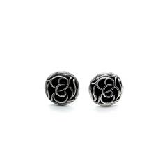 Chrome Hearts Rose Earrings
