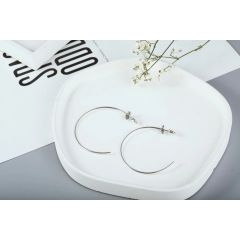 Chrome Hearts Large Cross Hoop