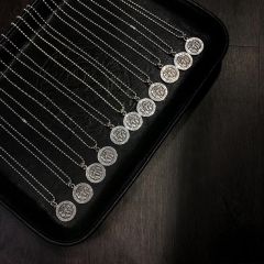 Chrome Hearts Angel Disc Fuck You Pendant