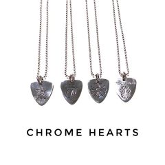 Chrome Hearts Tongue Cross Guitar Pendant