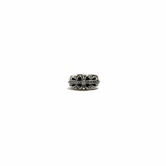 Chrome Hearts Medium Keeper Ring With Diamonds