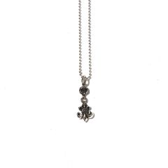 Chrome Hearts Small Round Scout Flower Pendant
