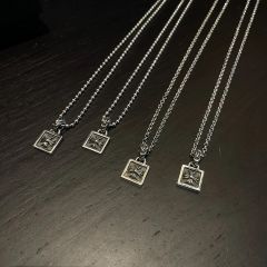 Chrome Hearts Cross Small Square Pendant