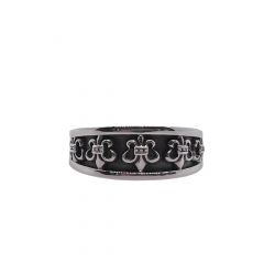 Chrome Hearts Scout Flower Asymmetrical Ring