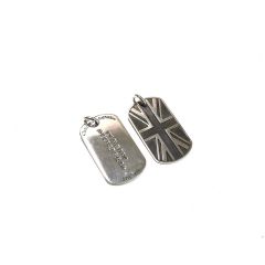 Chrome Hearts Union Jack Military Badge Pendant