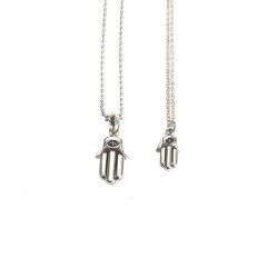 Chrome Hearts Small And Large Goddess Hand Pendants