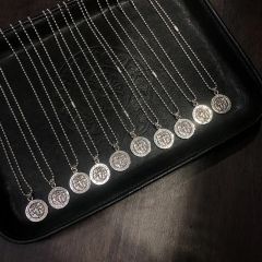 Chrome Hearts Angel Disc Five-Flower Pendant