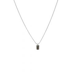 Chrome Hearts X-Recessed Cross Small Plaque Pendant