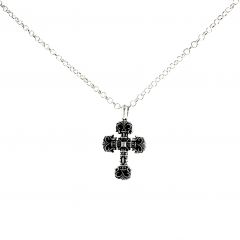 Chrome Hearts Mini Flame Cross Pendant