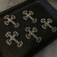 Chrome Hearts Extra Large Flame Cross Pendant