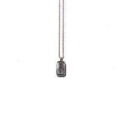 Chrome Hearts Double-Sided Rotating Square Pendant