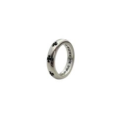 Chrome Hearts Round Cross Polished Ring