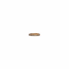 Chrome Hearts Gold-Plated Diamond Fuck Ring