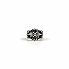 Chrome Hearts Fleur-De-Lis Open Cross Ring