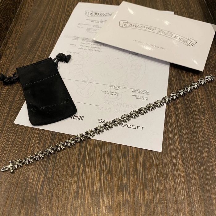 Chrome Hearts Side Cross Bracelet