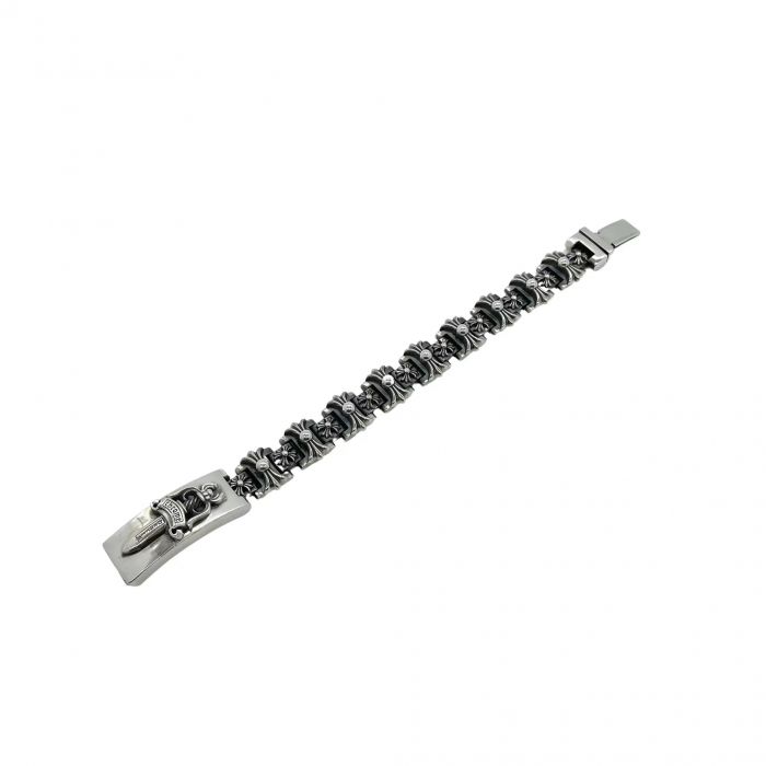 Chrome Hearts Large Fishbone Chain Sword Bracelet