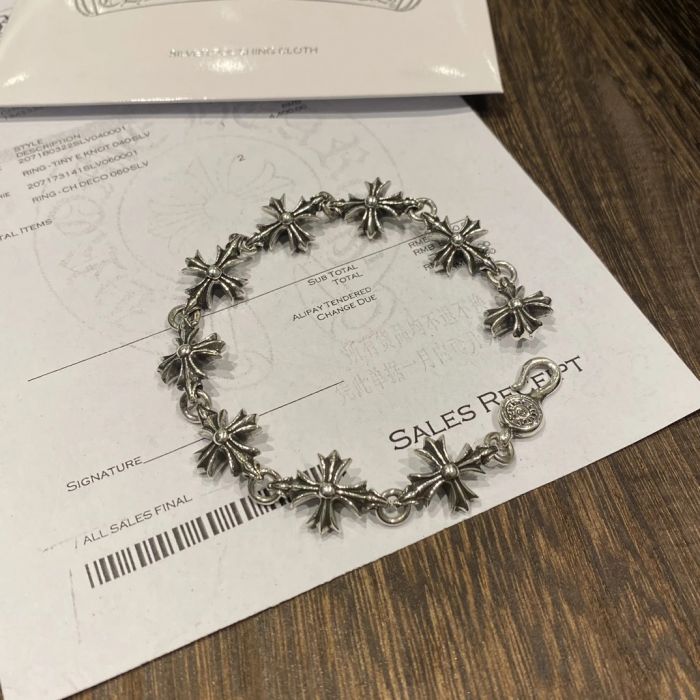 Chrome Hearts Nine-Section Cross Bracelet