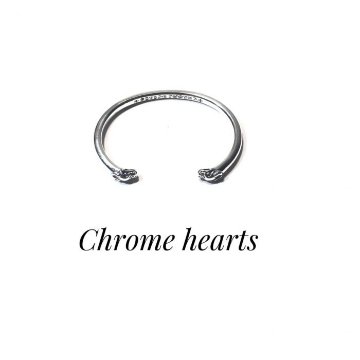 Chrome Hearts Double Dragon Head Dog Head Bracelet