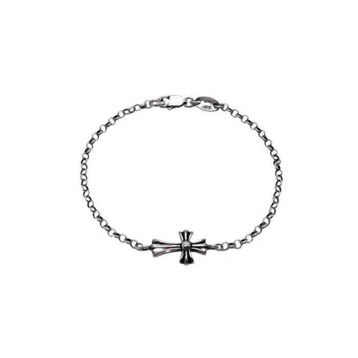 Chrome Hearts Cross Pearl Bracelet