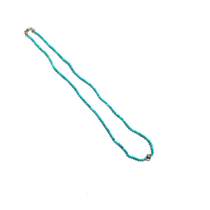 Chrome Hearts Three Turquoise Necklace