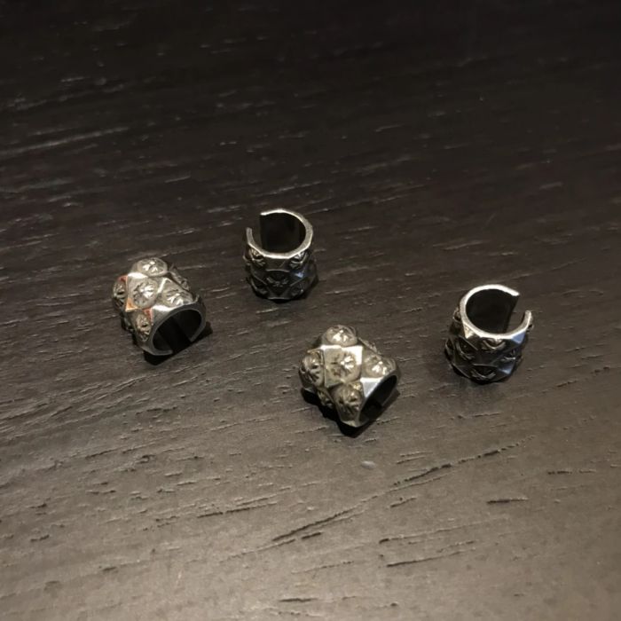 Chrome Hearts Cross Clip Earrings