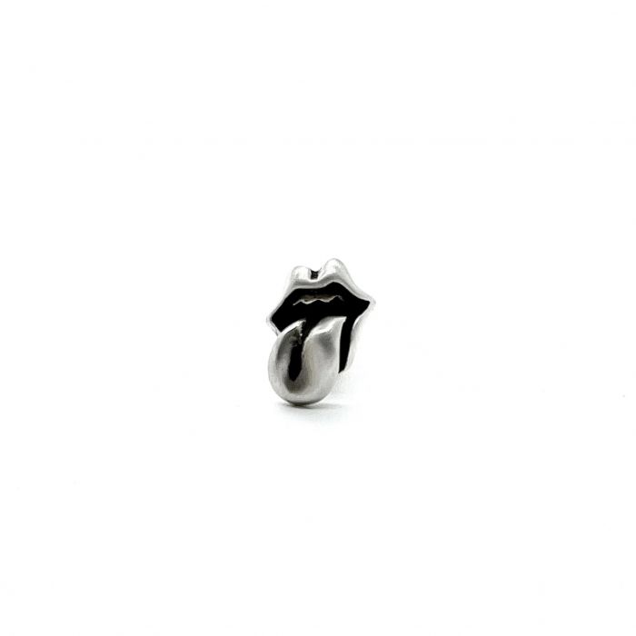 Chrome Hearts Rolling Stone Tongue Earrings
