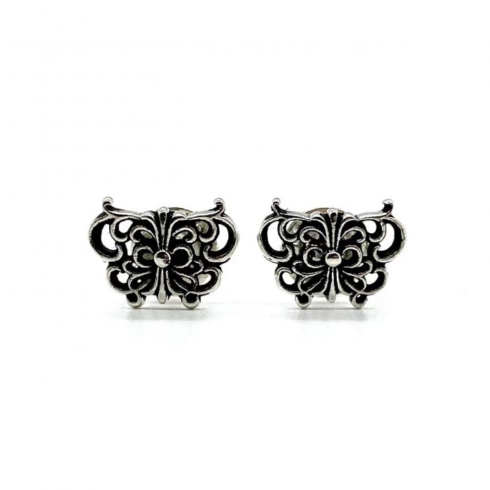 Chrome Hearts Butterfly Flower Earrings