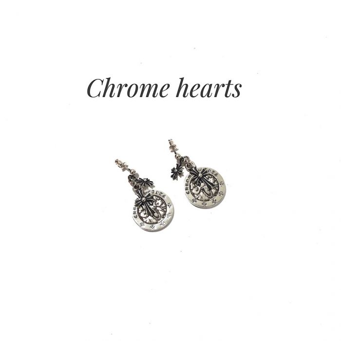 Chrome Hearts Angel Cross Earrings