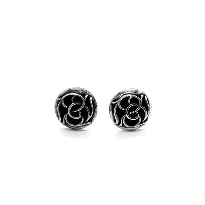 Chrome Hearts Rose Earrings