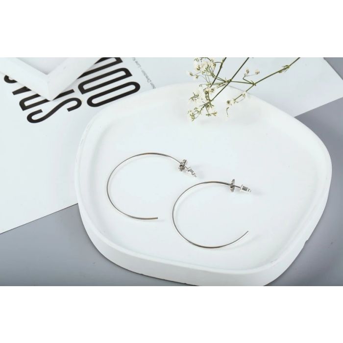 Chrome Hearts Large Cross Hoop