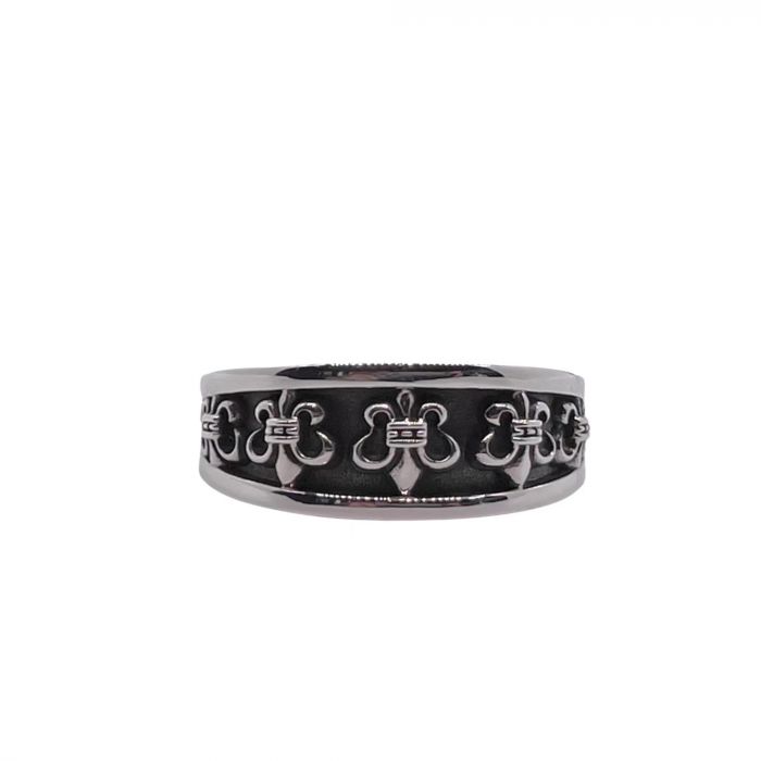 Chrome Hearts Scout Flower Asymmetrical Ring