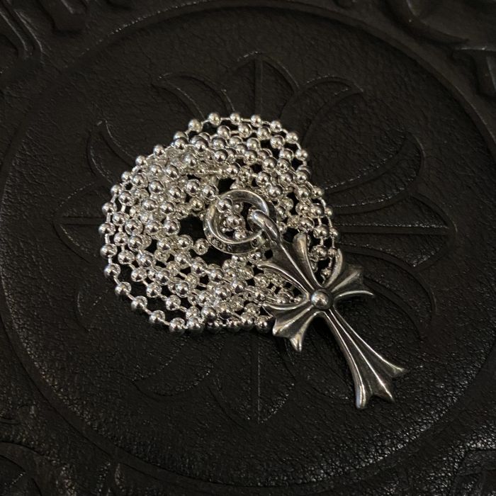 Chrome Hearts Alphabet Ring Cross Pendant