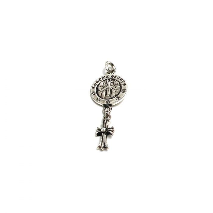 Chrome Hearts Angel Disc Cross Pendant