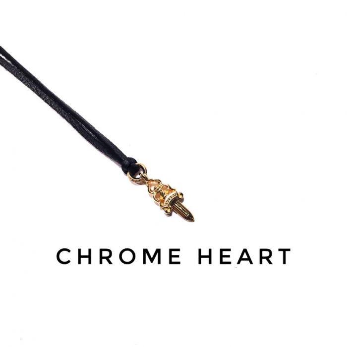 Chrome Hearts 22K Platinum Hoop Small Sword Pendant