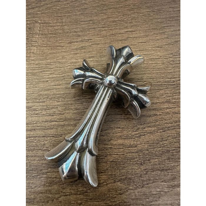 Chrome Hearts Extra Large Double Stacked Cross Pendant