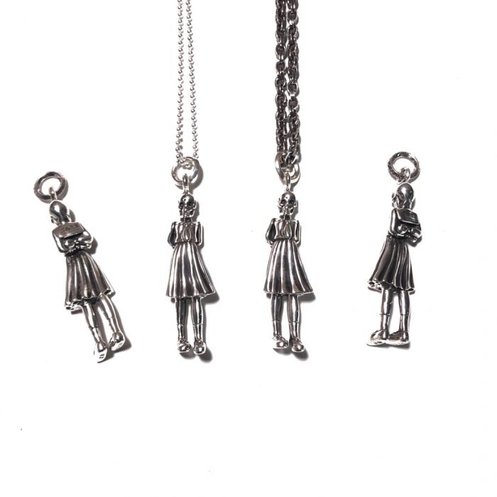 Chrome Hearts Foti Skull Lady Pendant