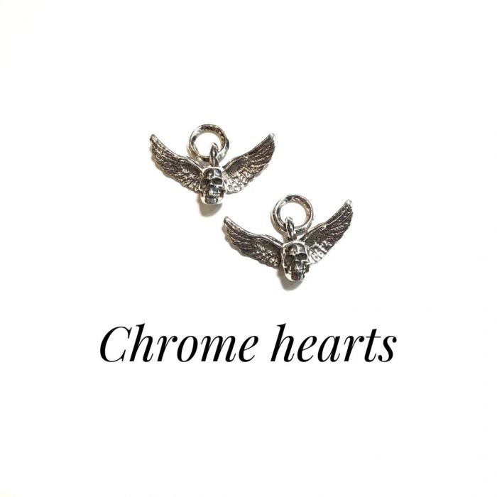 Chrome Hearts Angel Skull Pendant